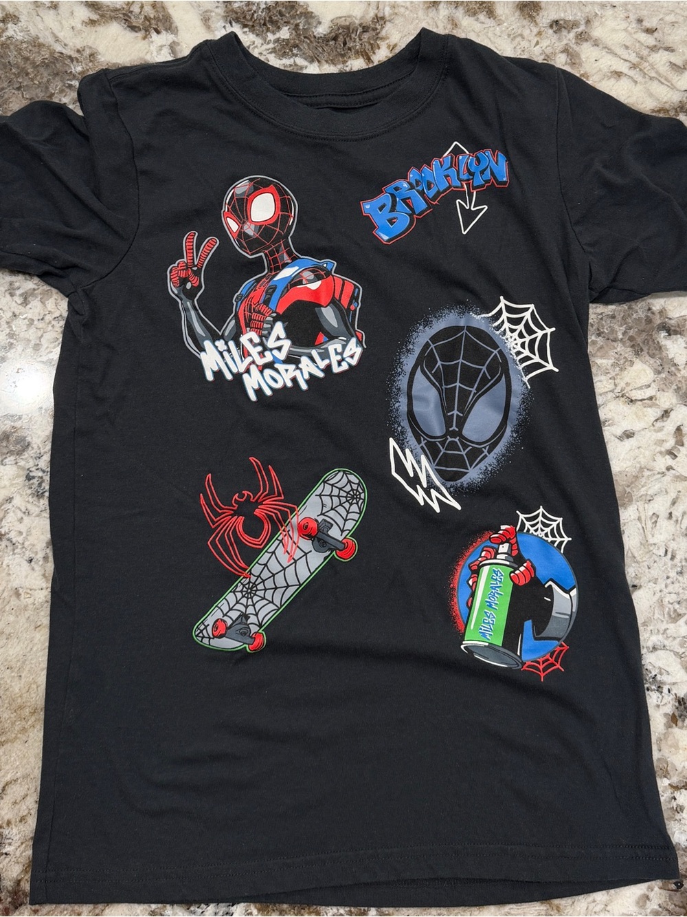 Marvel Black Spider-Man Logo Tee